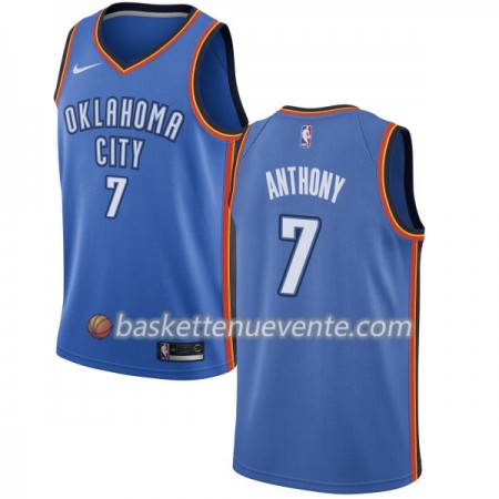 Maillot Basket Oklahoma City Thunder Carmelo Anthony 7 Nike 2017-18 Bleu Swingman - Homme